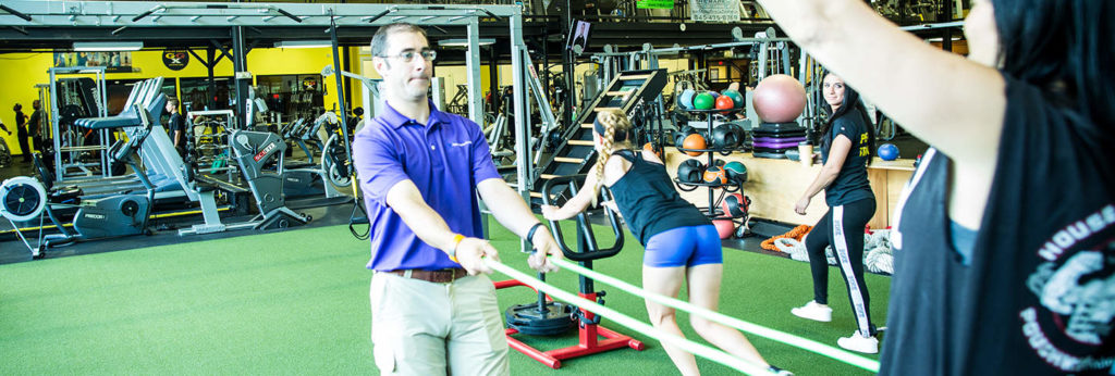 Physical Therapist In The Gym