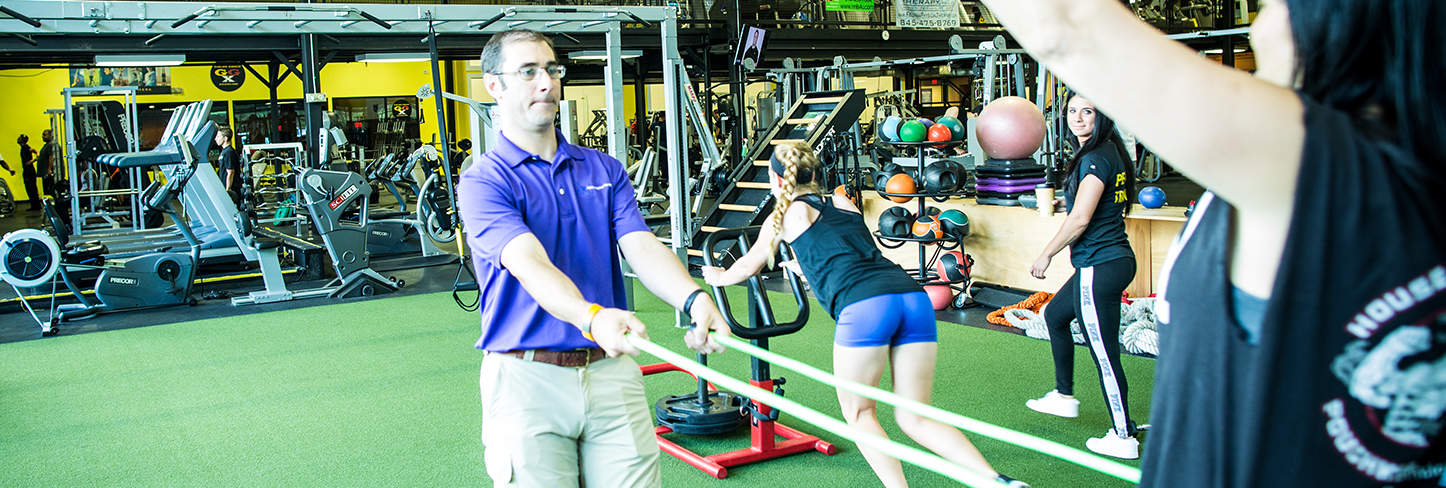 Physical Therapist In The Gym - Feldman Physical Therapy and Performance